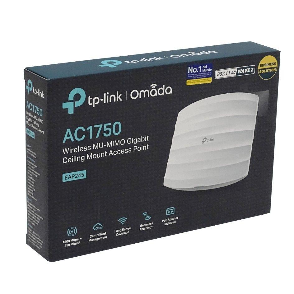 Punto de acceso TP-LINK AC1750 2,4/5 GHz 450/1300 Mbps con PoE-5