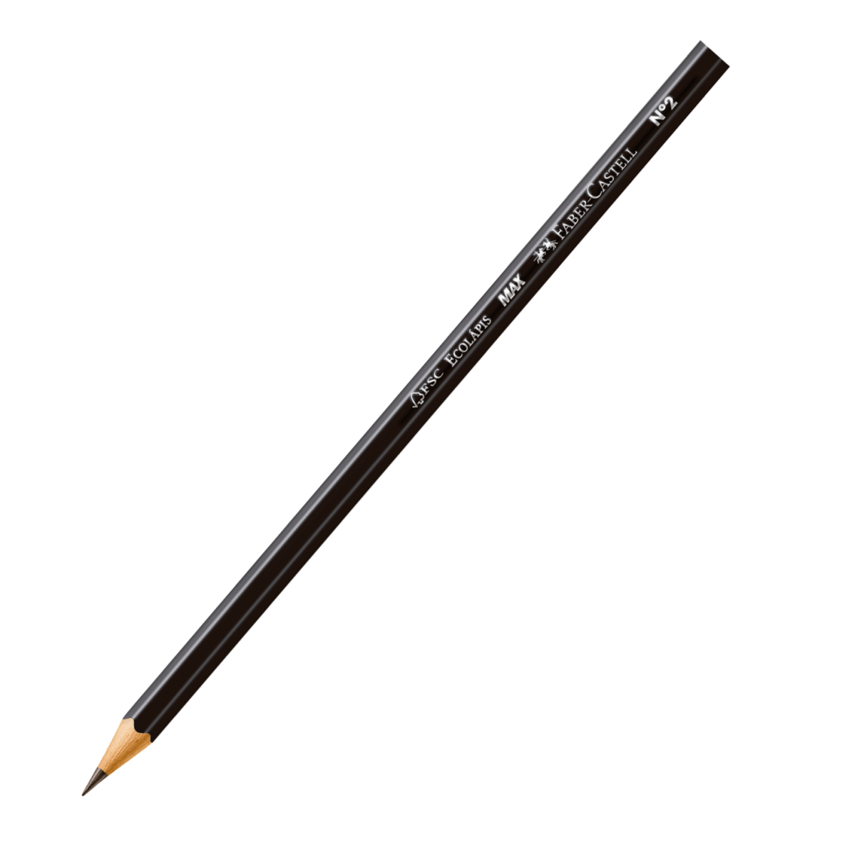 Lápiz grafito Faber-Castell N°2 HB hexagonal-1