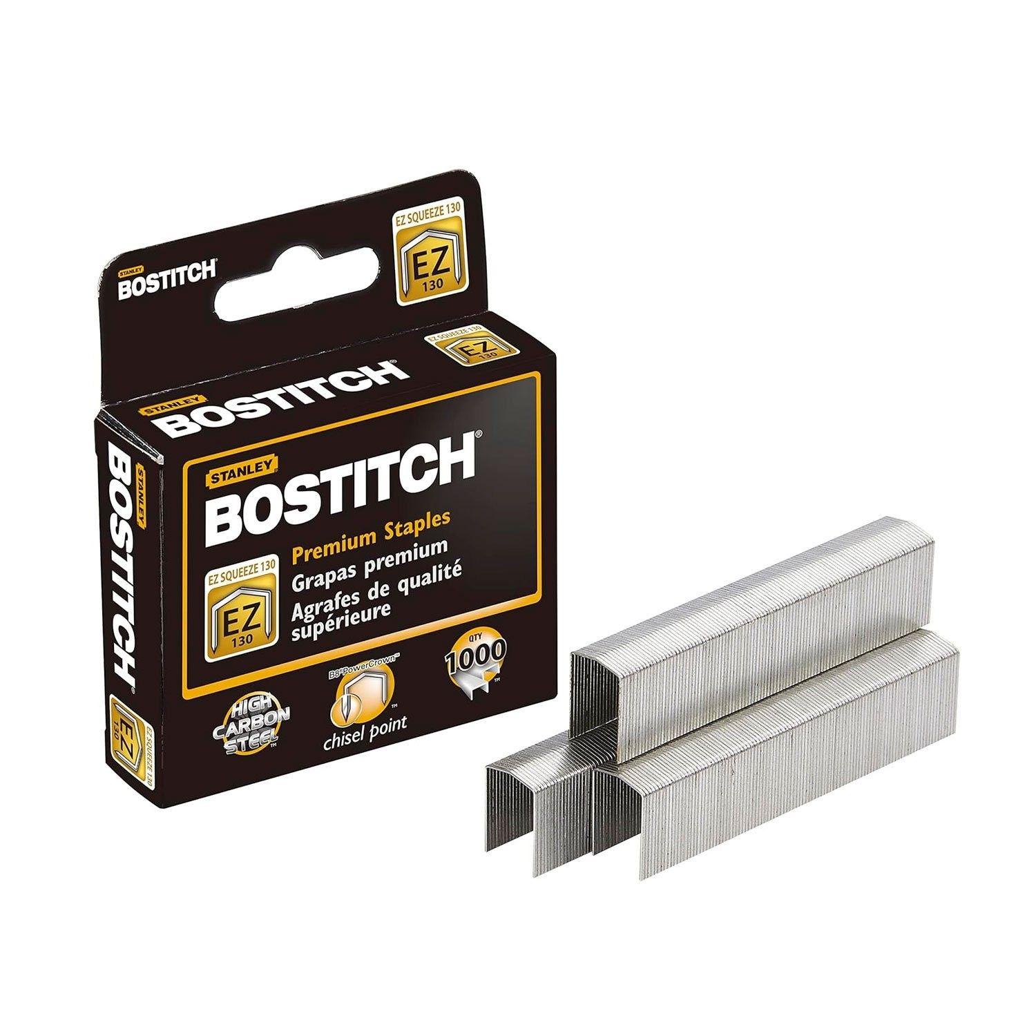 Grapas Bostitch EZ Squeeze 130 caja de 1000 unidades-0