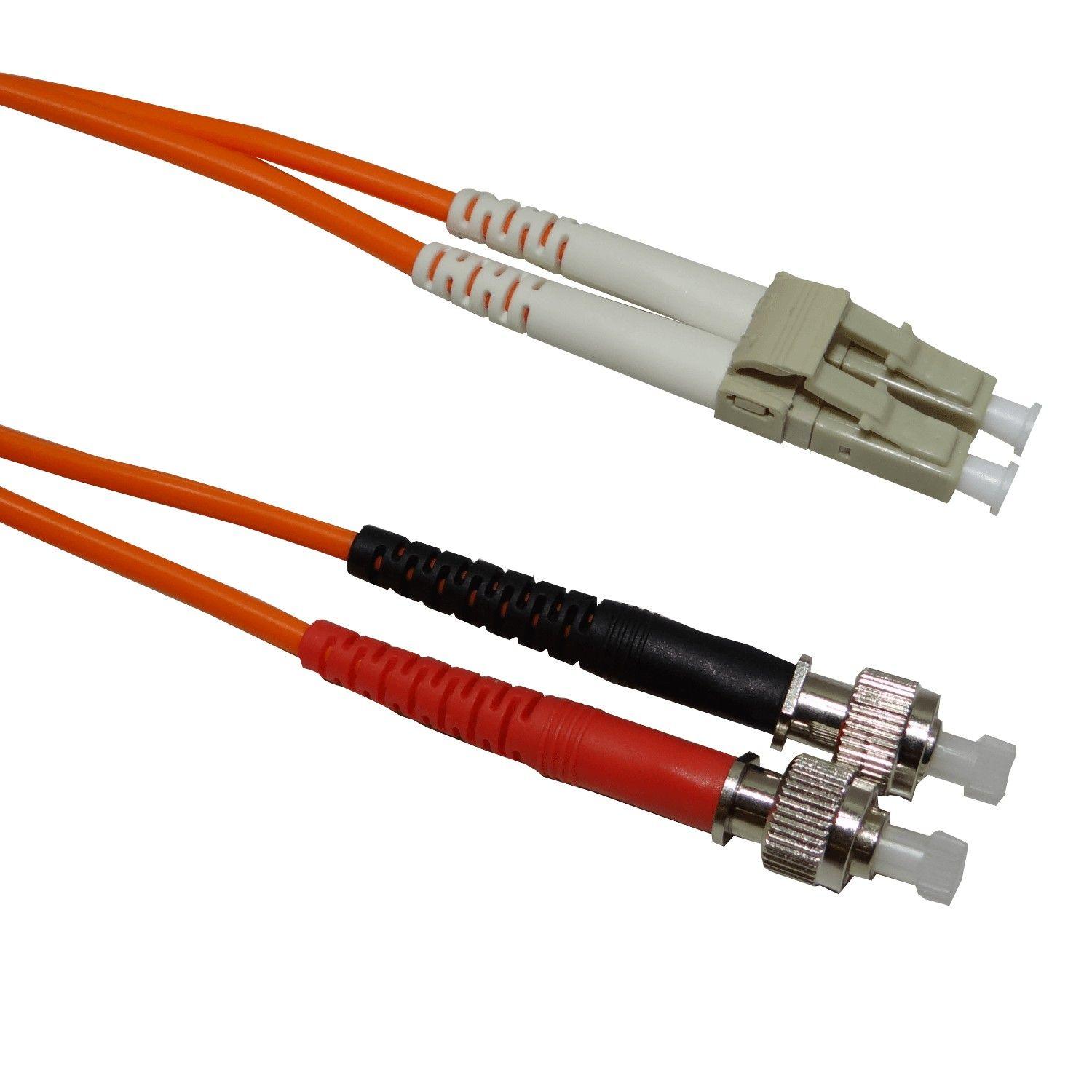 Jumper de fibra óptica LC-FC OM1 multimodo 5 m 62,5/125 um LSZH-2