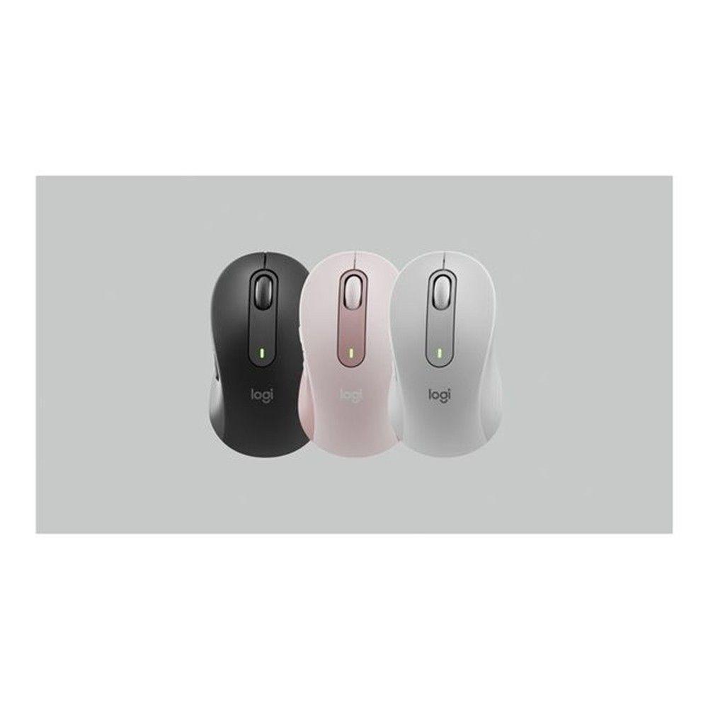 Mouse inalámbrico Logitech Signature M650 2.4 GHz blanco-4