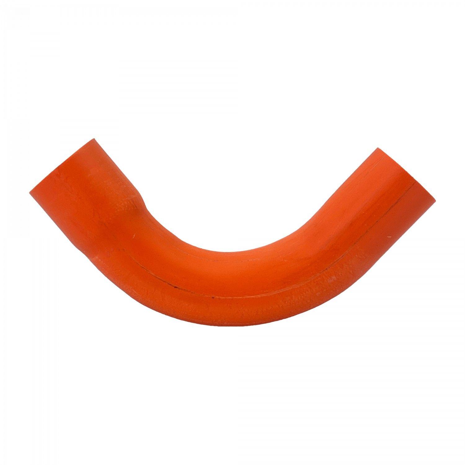 Codo PVC 40 mm para tubo naranjo con certificación SEC-1