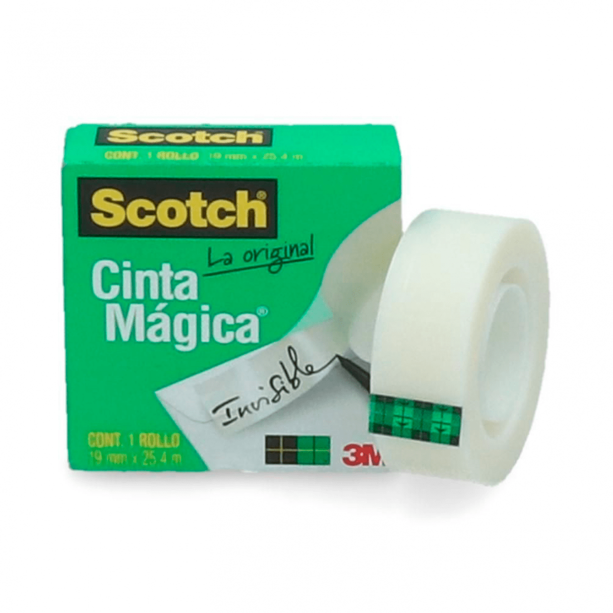 Cinta adhesiva 3M Scotch Invisible Mágica 19 mm x 25 m-0