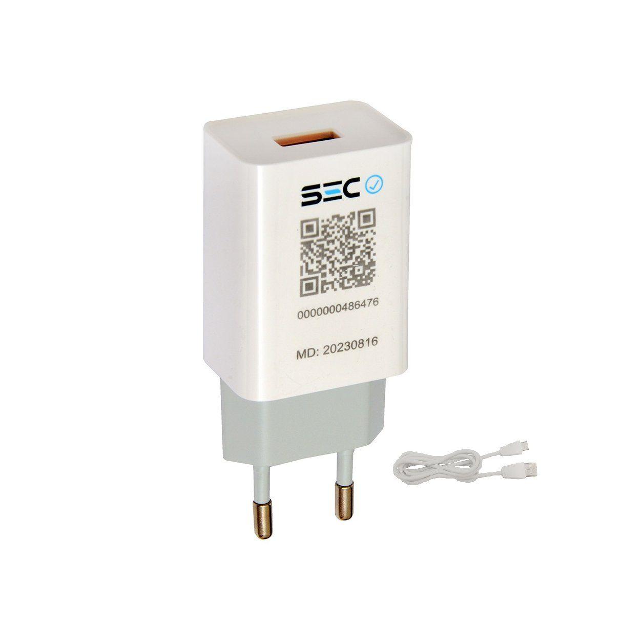 Cargador de pared Tecmaster rápido con puerto USB tipo C-0
