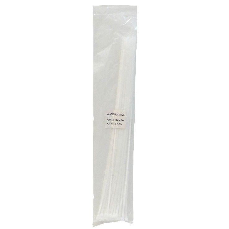 Amarra plástica 500x4,8 mm nylon blanca-5