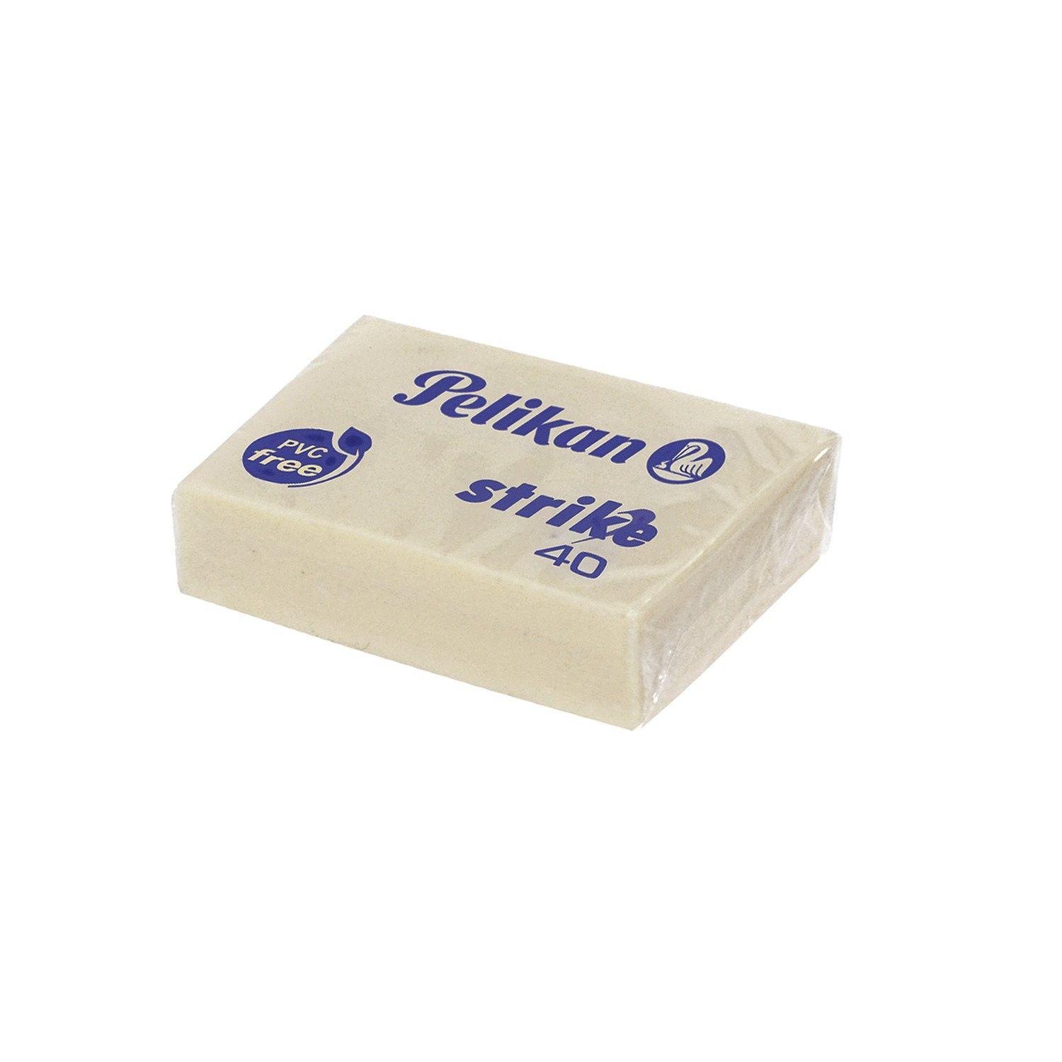 Goma de borrar Pelikan Strike 40 libre de PVC tipo bloque-0