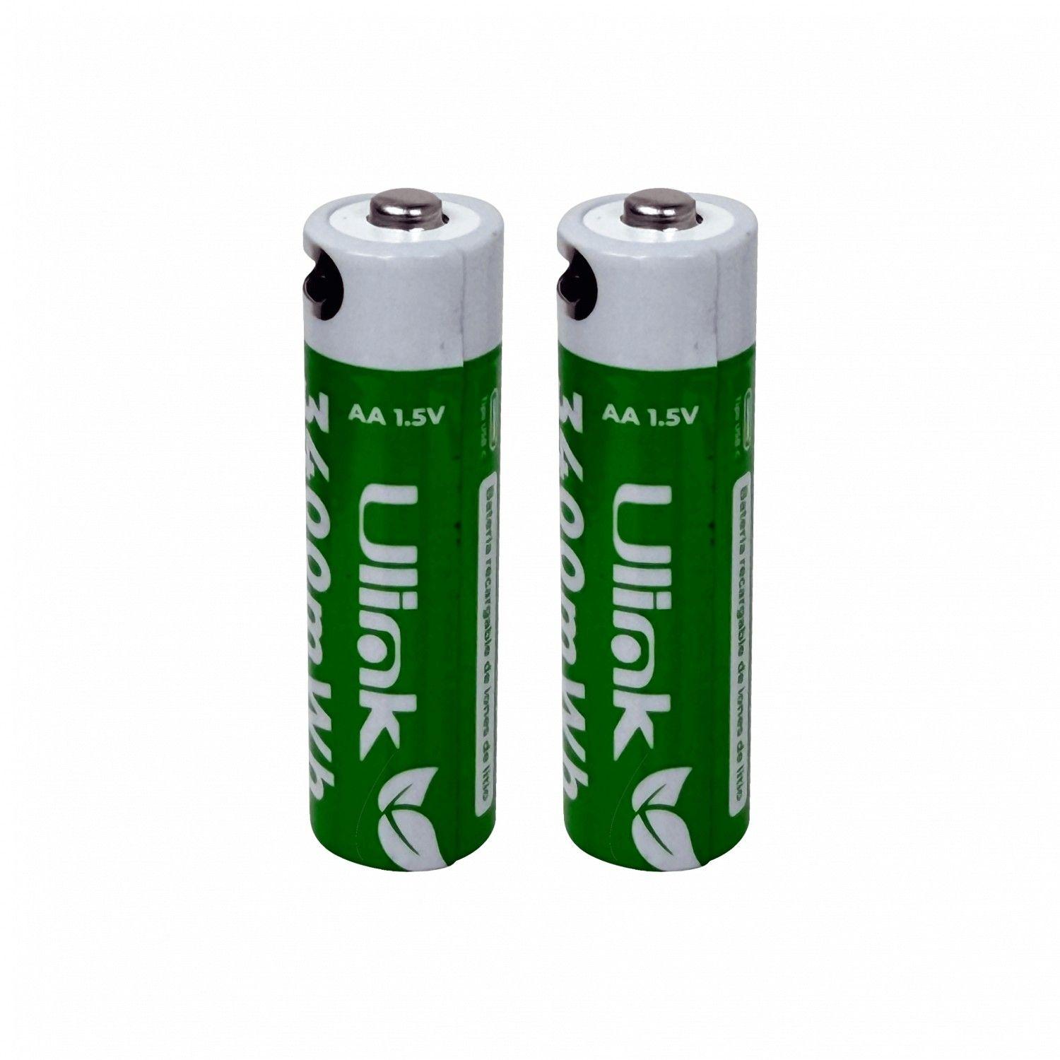 Batería recargable Ulink AA 3400 Wh USB-C 1,5 V Li-ion-1