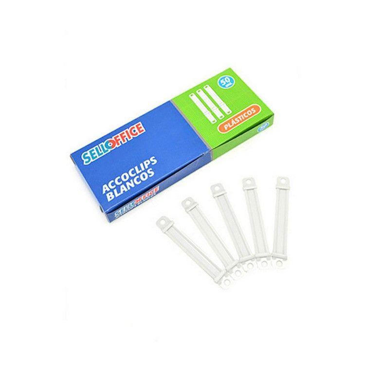 Accoclip Selloffice Aacc105002 sujetador perforado blanco-0