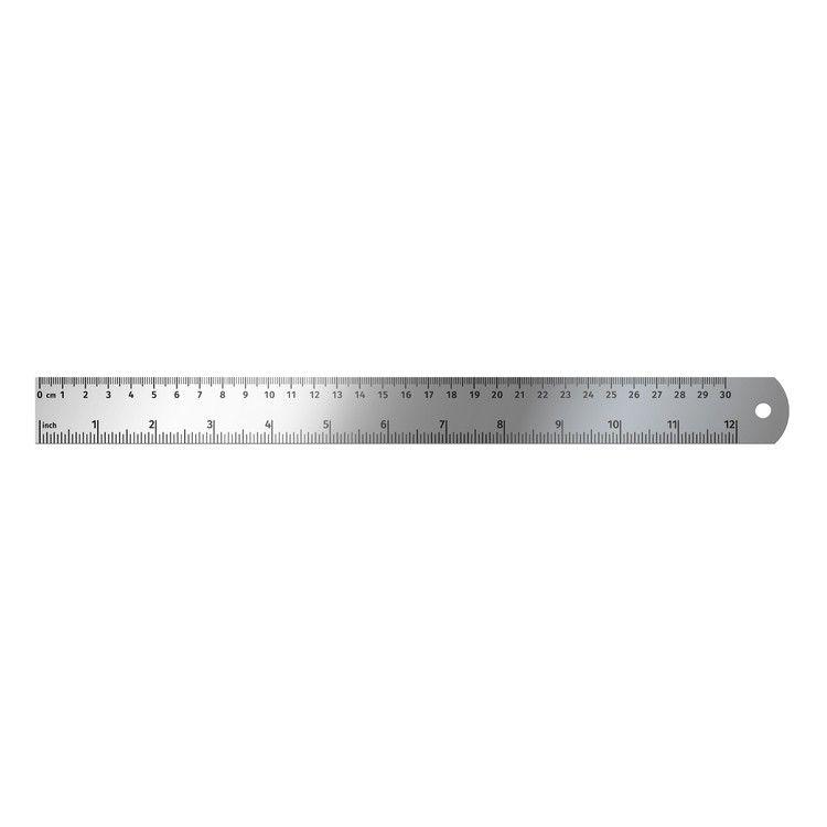 Regla graduada Proarte 30 cm metal-0