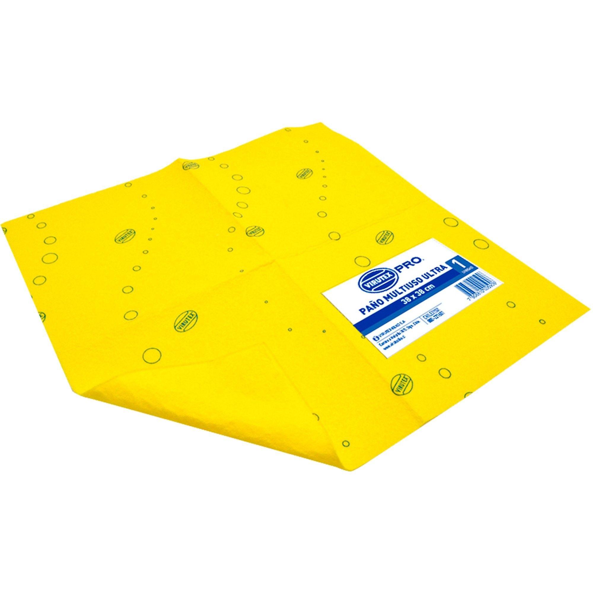 Paño absorbente Virutex Pro multiuso 38x38 cm amarillo-0