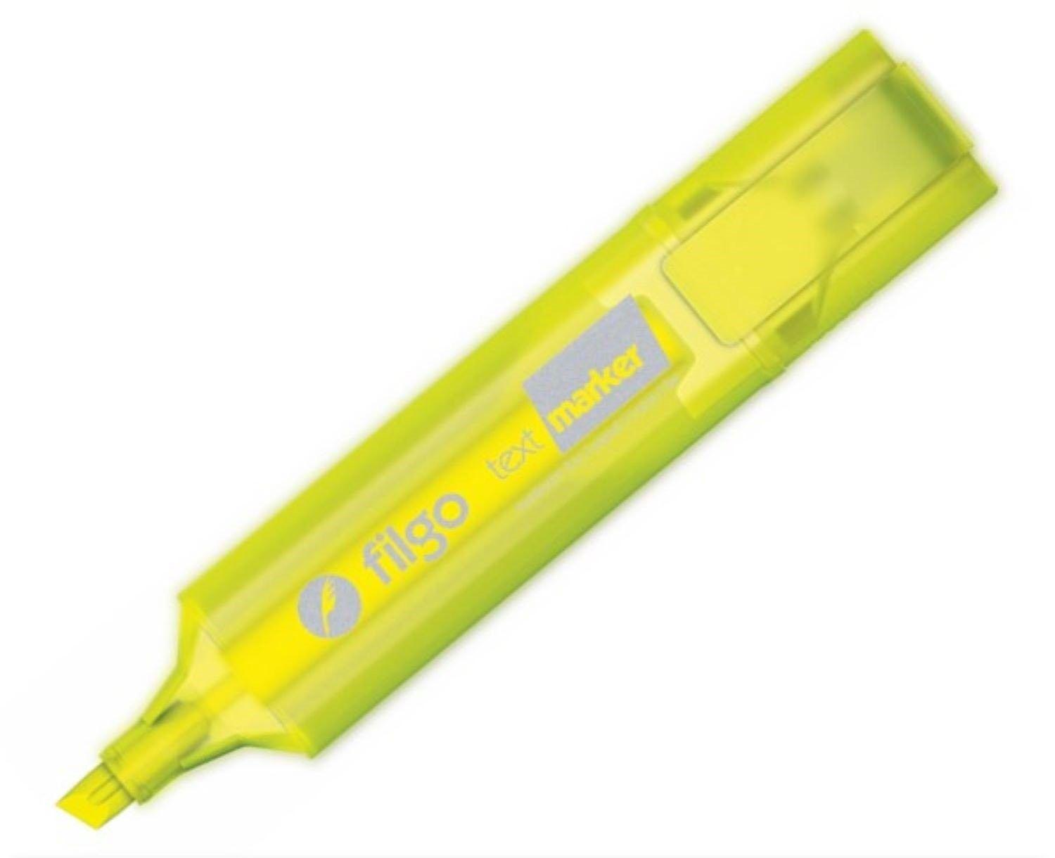 Destacador Filgo Text Marker fluorescente amarillo-0