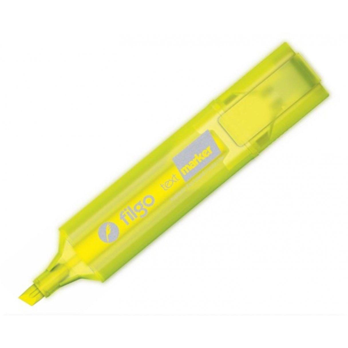 Destacador Filgo Text Marker fluorescente amarillo-1