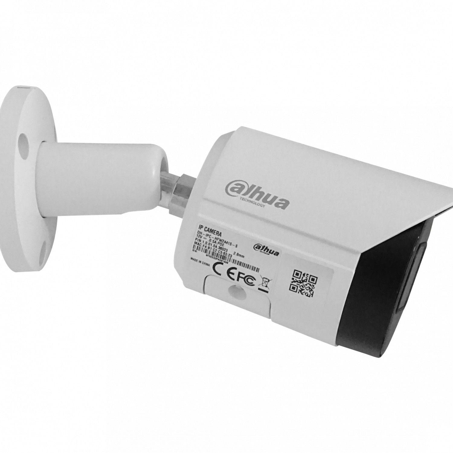 Cámara IP Dahua HFW2441S 4 MP fija 2,8 mm IP67 PoE IR 30 m-1