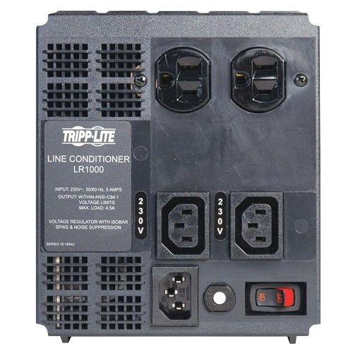 Regulador de tensión Tripplite 1000 W 4 salidas C13 174-280 VAC-2
