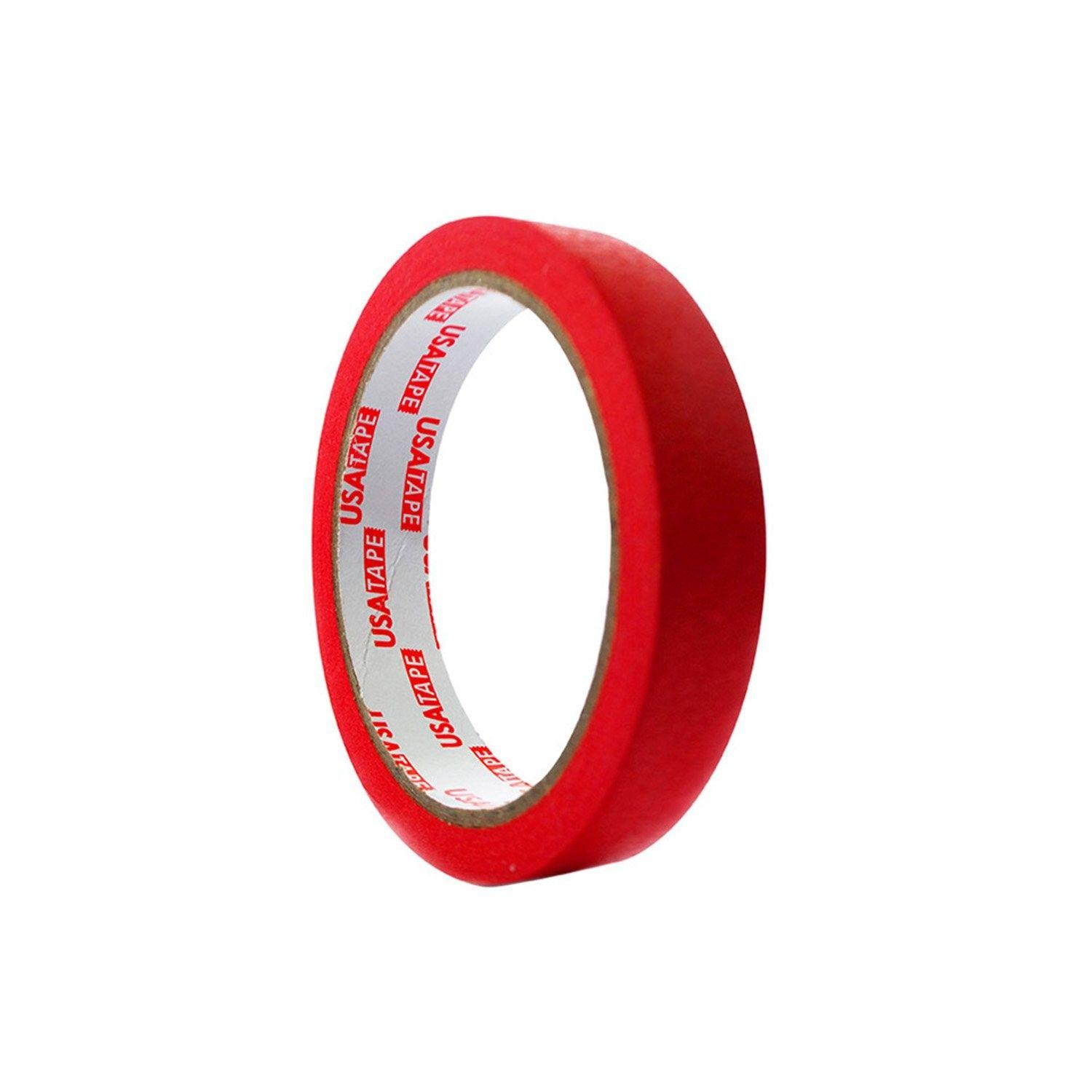Cinta de enmascarar USATAPE 18 mm x 20 m roja-0