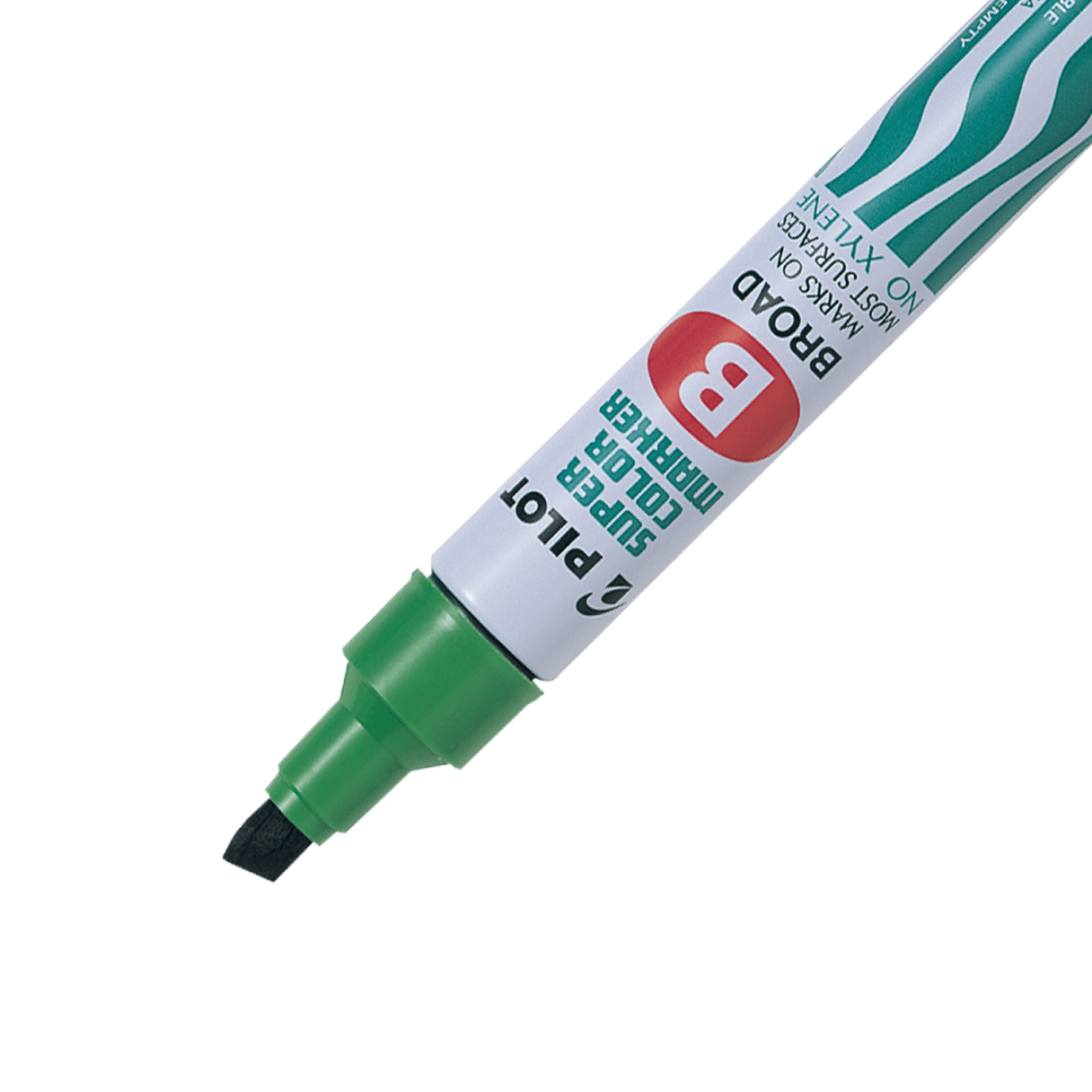 Marcador permanente Pilot Sca-B punta biselada verde-2