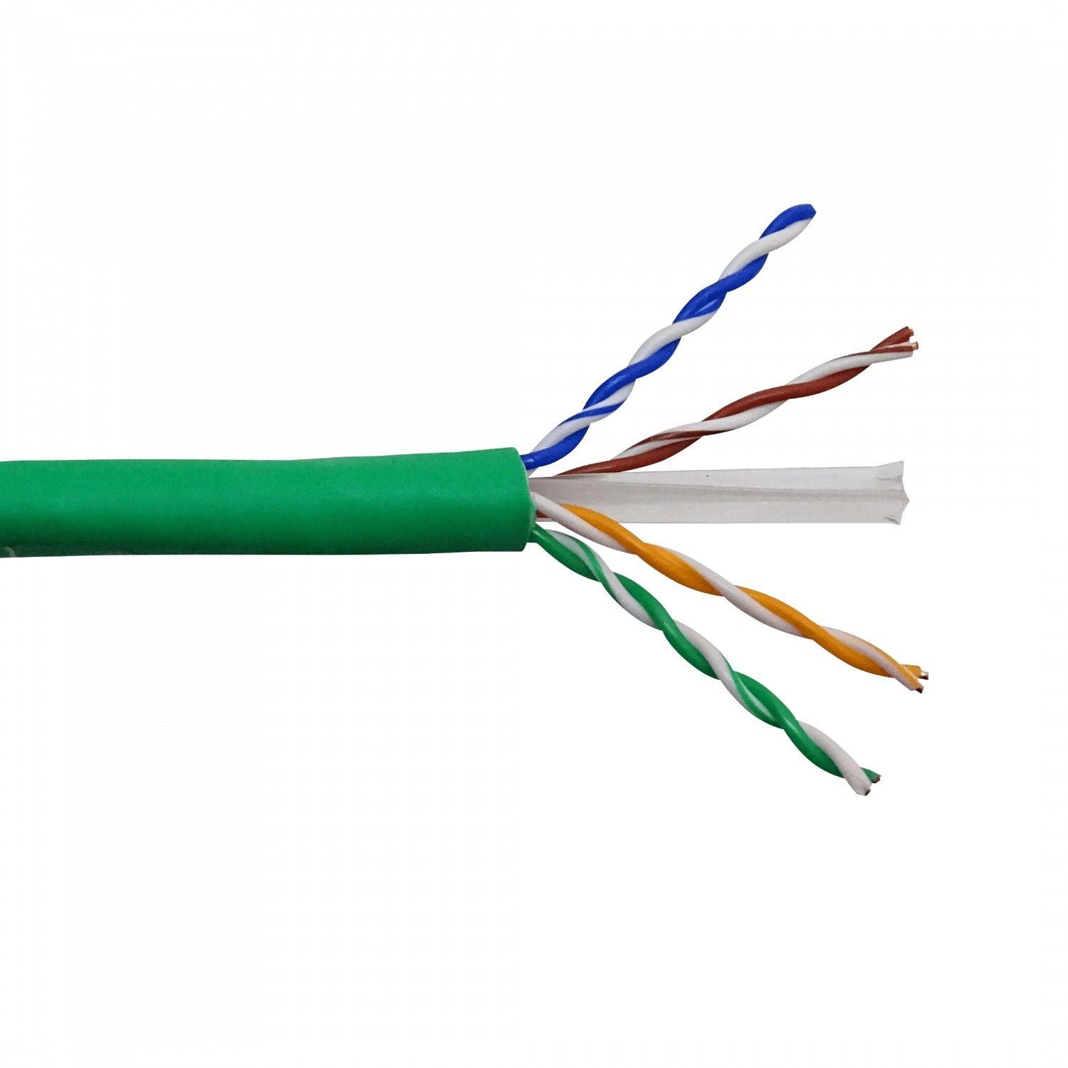 Cable UTP Furukawa Cat6 unifilar 305 m LSZH verde-0