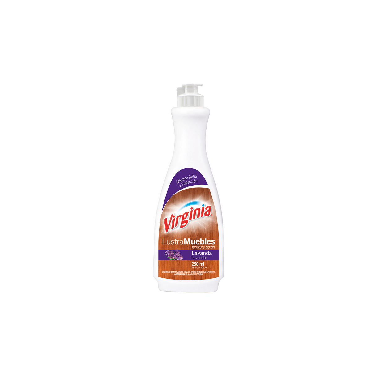 Lustramuebles Virginia 250 ml crema lavanda-1