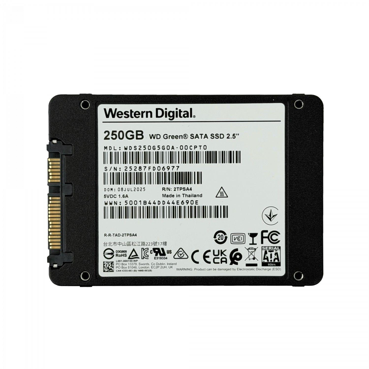SSD Western Digital WDS250G5G0A 250 GB 545 MB/s SATA 3 2,5"-3