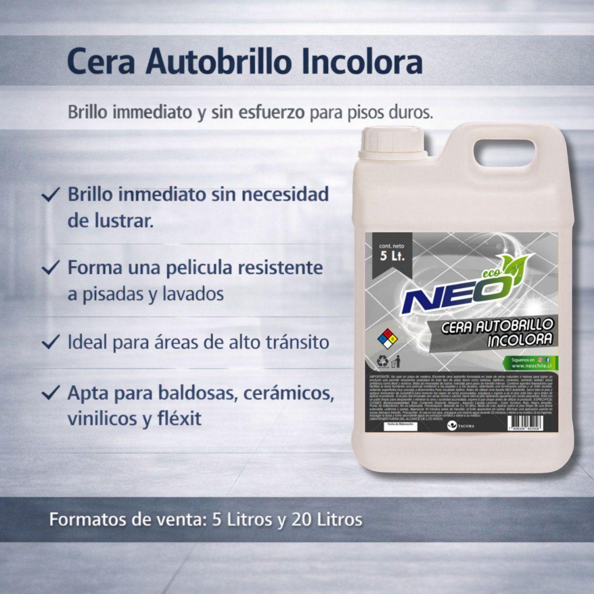 Cera líquida NEO autobrillo 5 L incolora-2