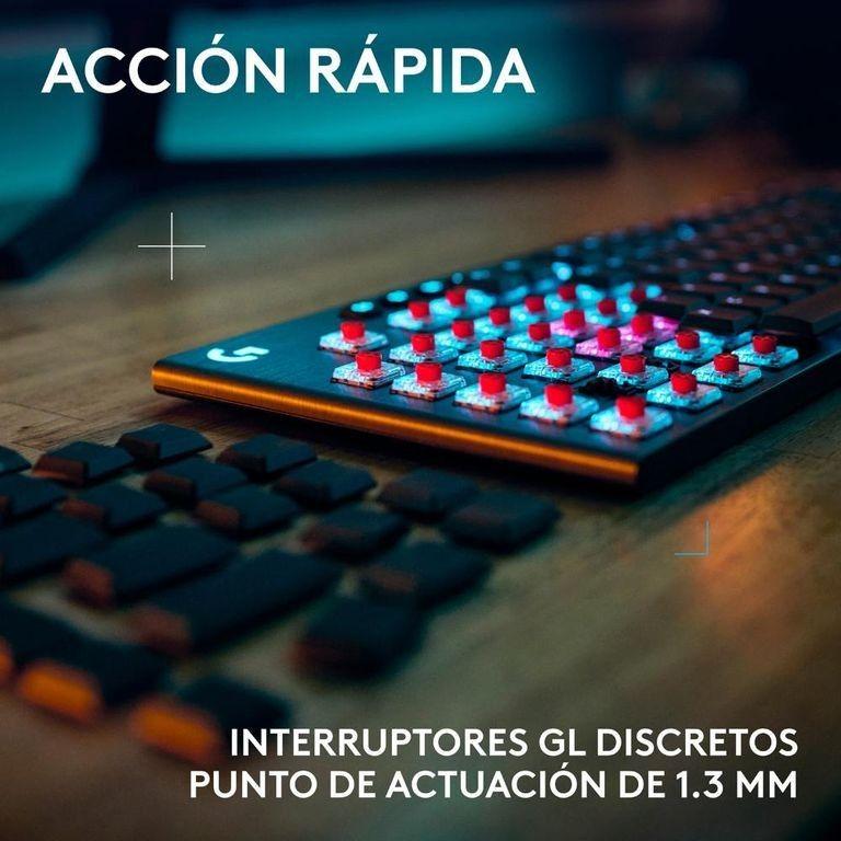 Teclado gamer Logitech G915 X Lightspeed inalámbrico RGB-3