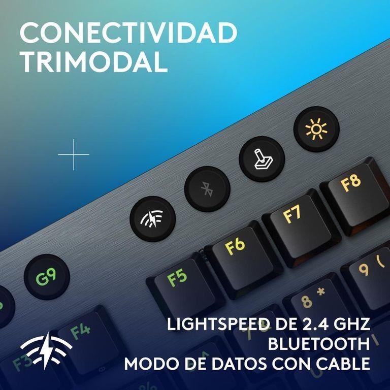 Teclado gamer Logitech G915 X Lightspeed inalámbrico RGB-5