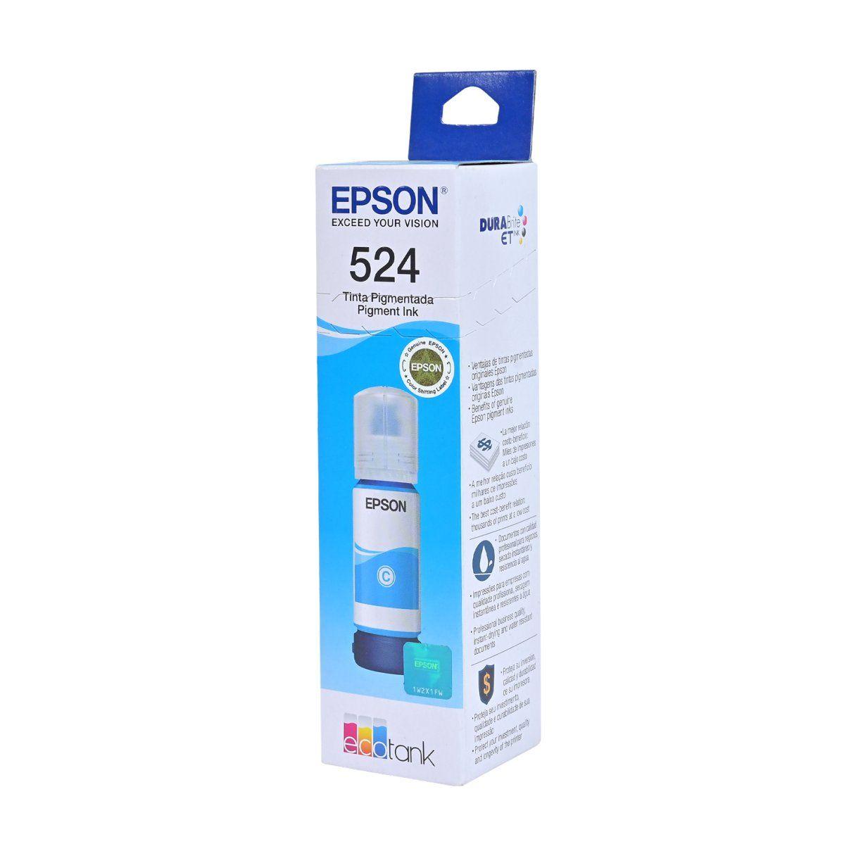 Botella de tinta Epson T524220 cian-0