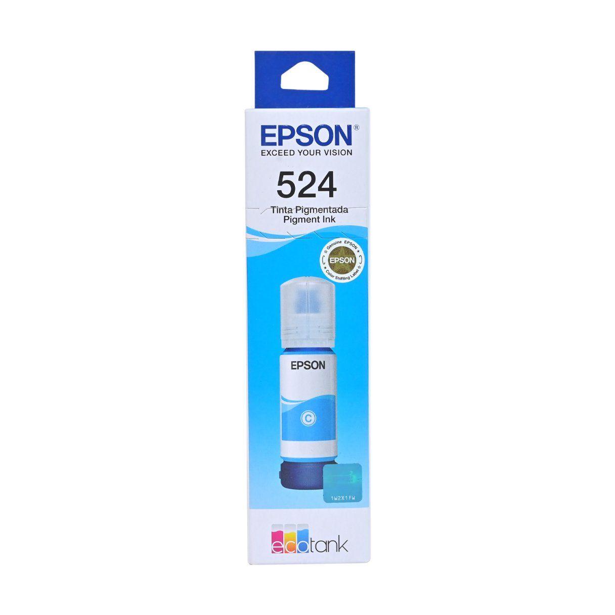 Botella de tinta Epson T524220 cian-1