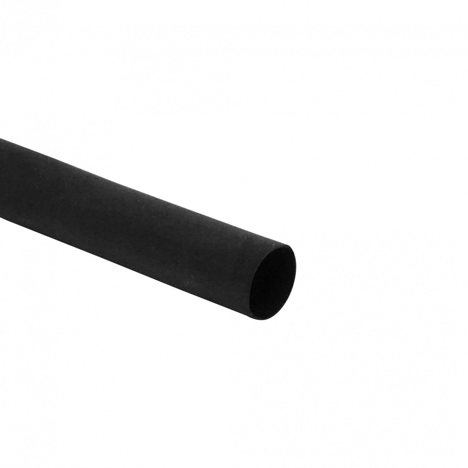 Termo retráctil 4 mm 1 m PE negro-0