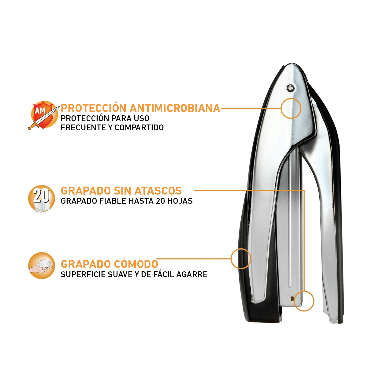 Corchetera Bostitch B3000 con protección antimicrobiana-5