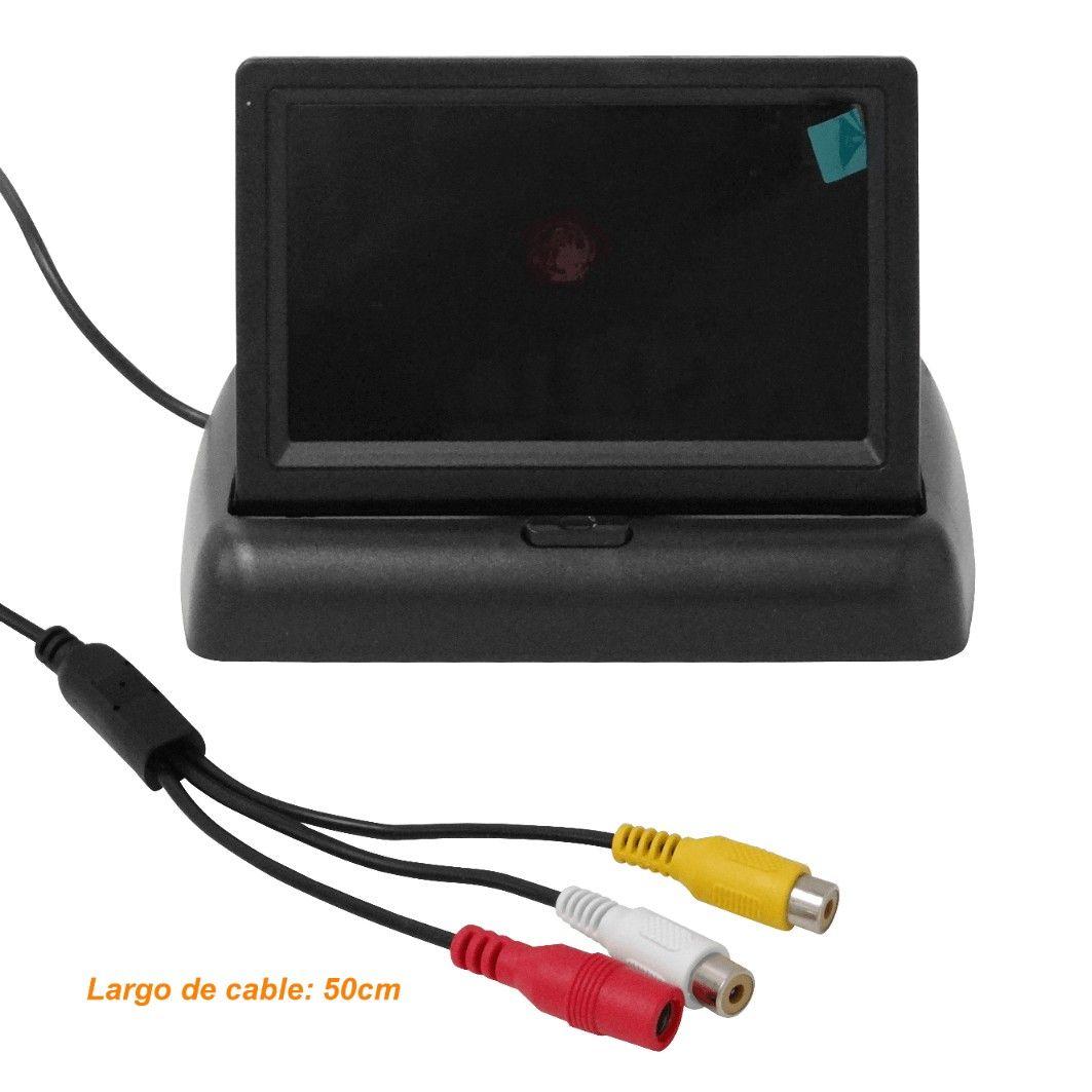 Monitor analógico 4 pulgadas con 2 RCA y plug 5,5x2,1 mm-3
