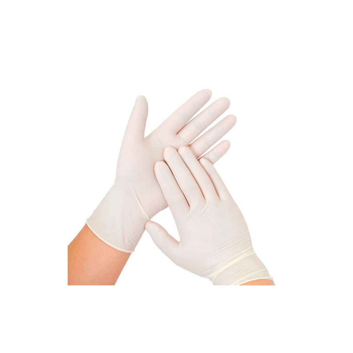 Guantes de látex Tresor examinación con polvo talla M 100 unidades blanco-2