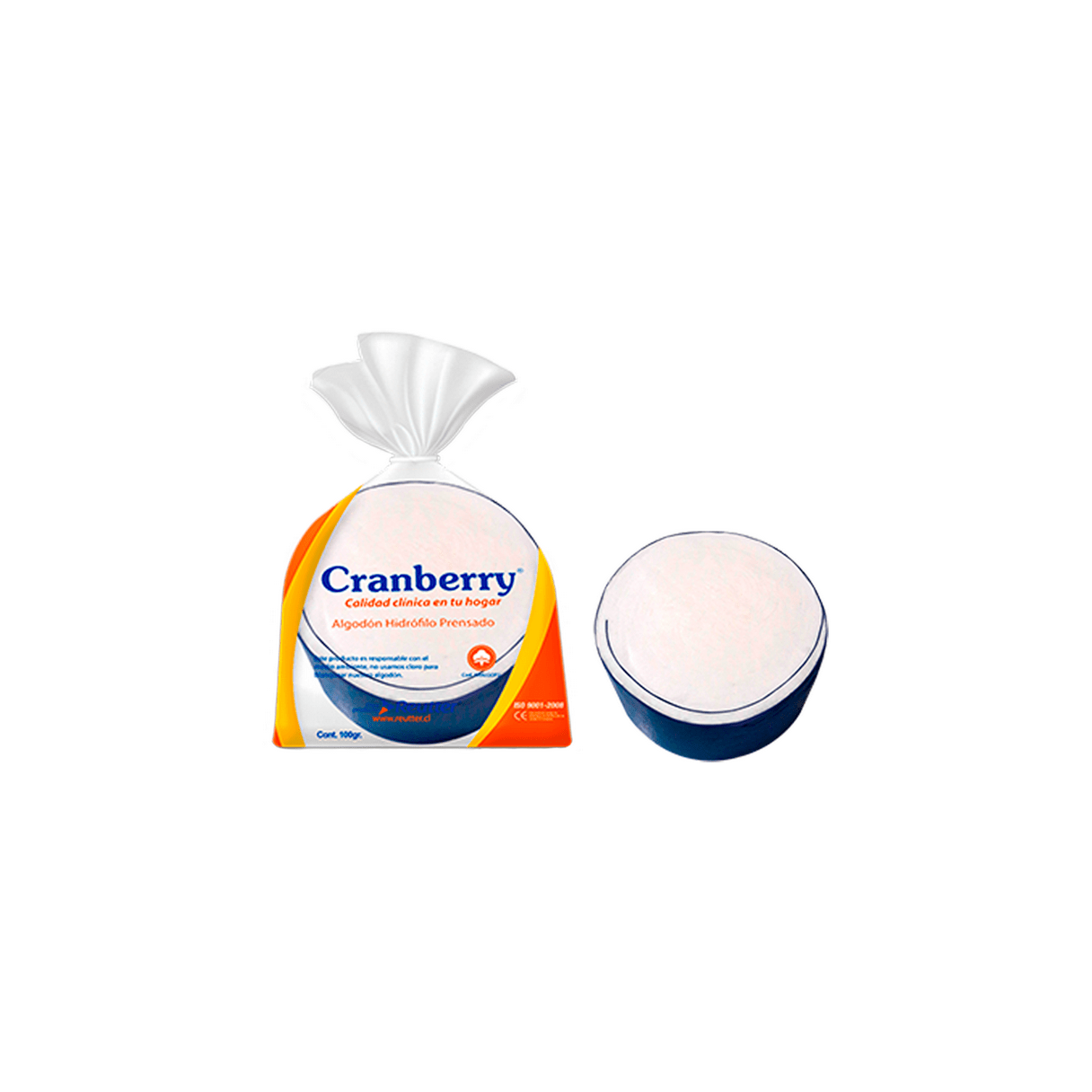 Algodón hidrófilo Cranberry prensado 250 g-0