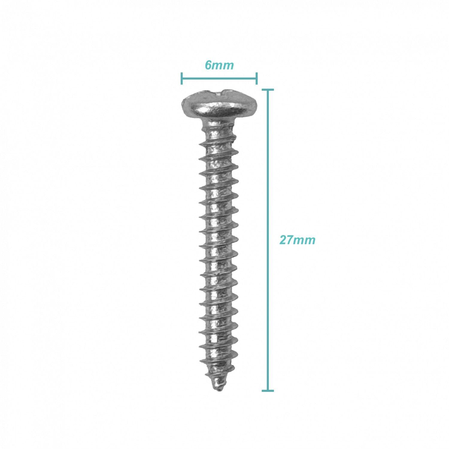 Tornillo Roscalata 6 x 1 pulgadas Zinc 100 unidades-2
