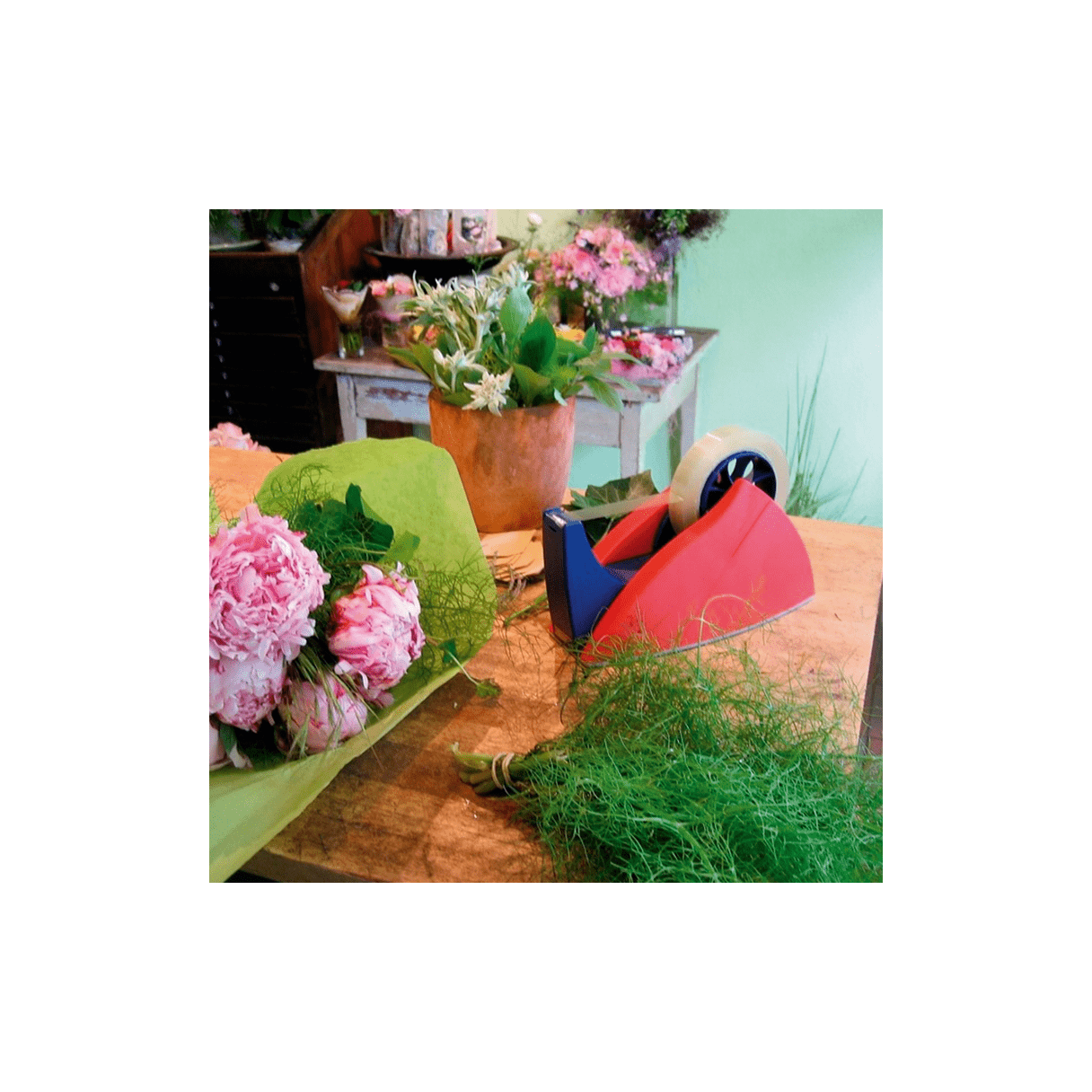 Cinta adhesiva Tesa 18 mm x 20 m transparente-2