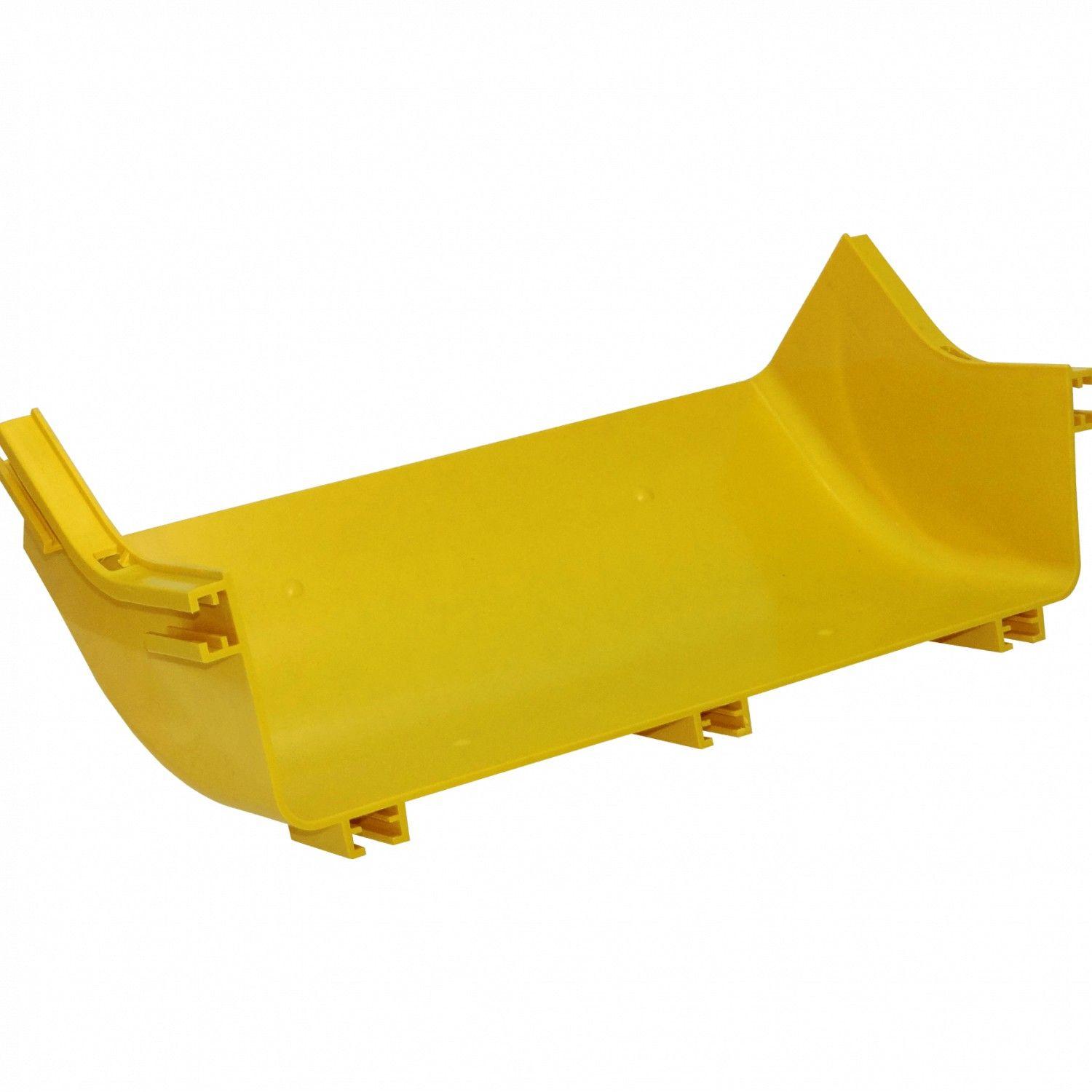 Ángulo interior 360x100 mm 45º macho PC+ABS LSZH amarillo-0