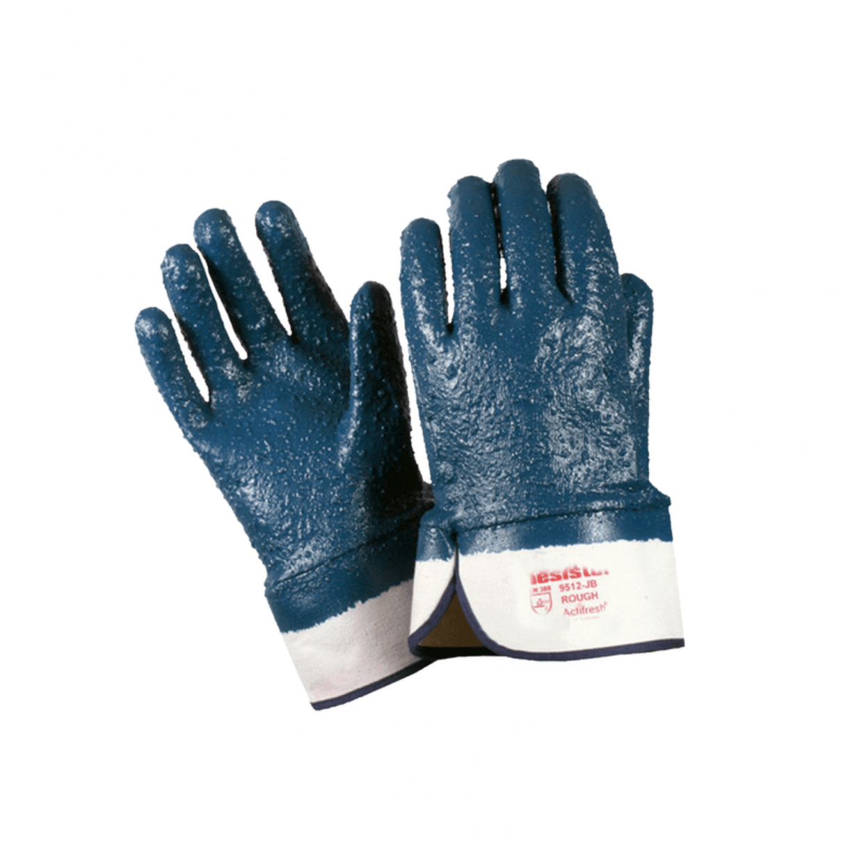 Guantes de nitrilo Steelpro anticorte puño tejido Forte talla 10 azul-1