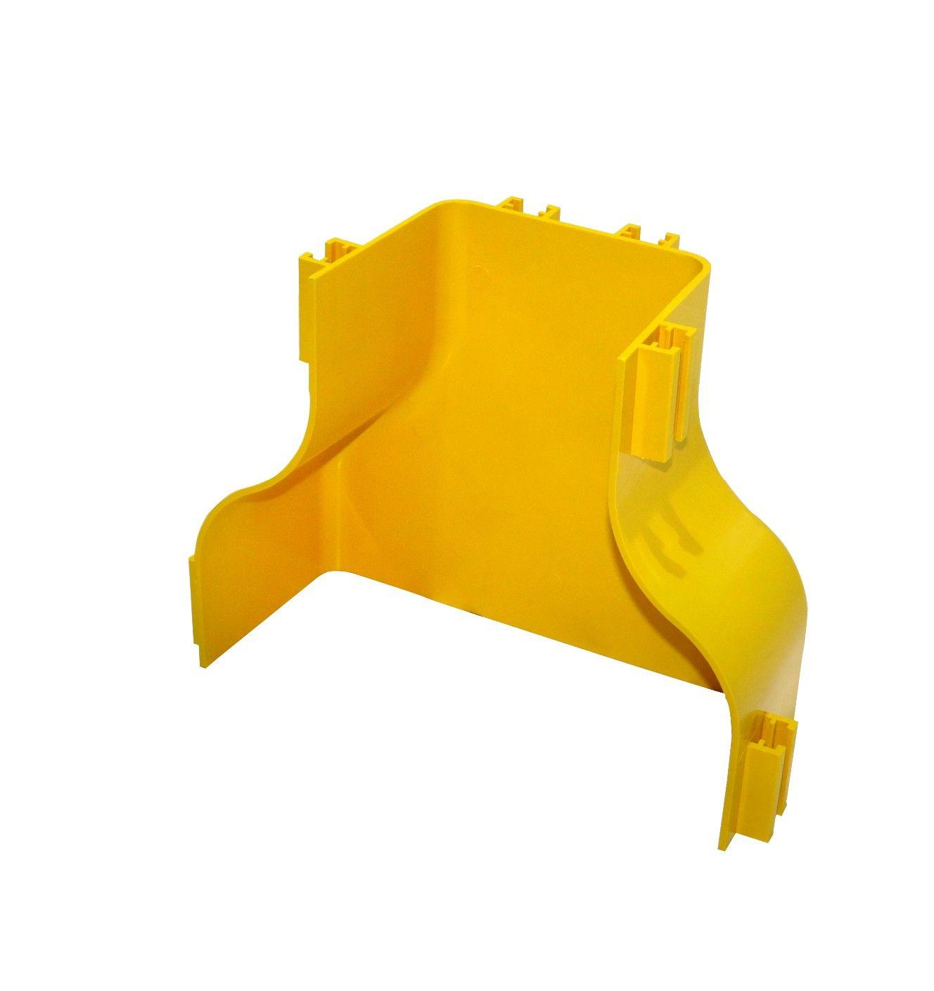 Convertidor macho PC+ABS LSZH 240x100 a 120x100 mm amarillo-2