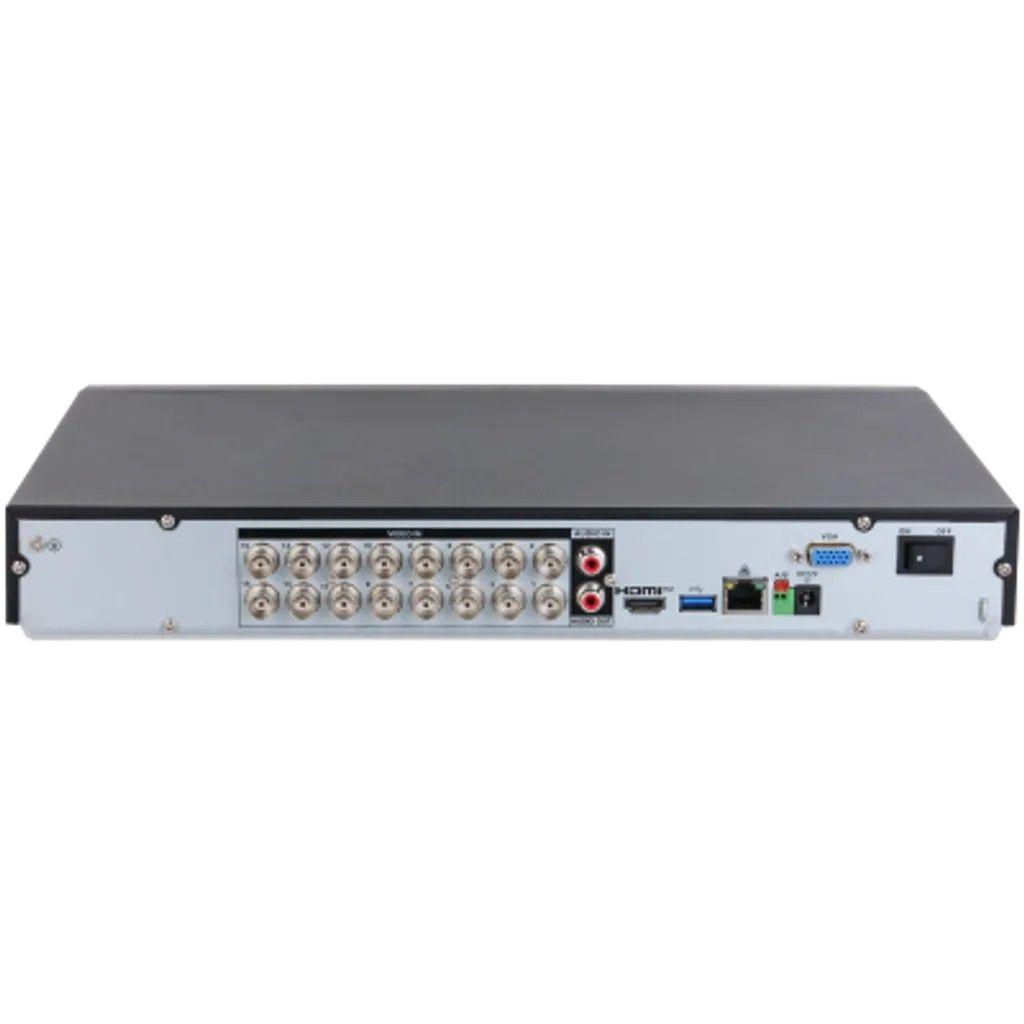 XVR Dahua 16 canales análogos hasta 32 IP capacidad para 2 discos duros-2