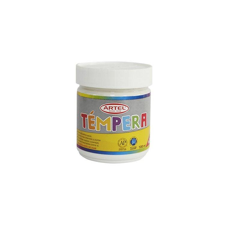 Témpera Artel 100 ml blanca-0