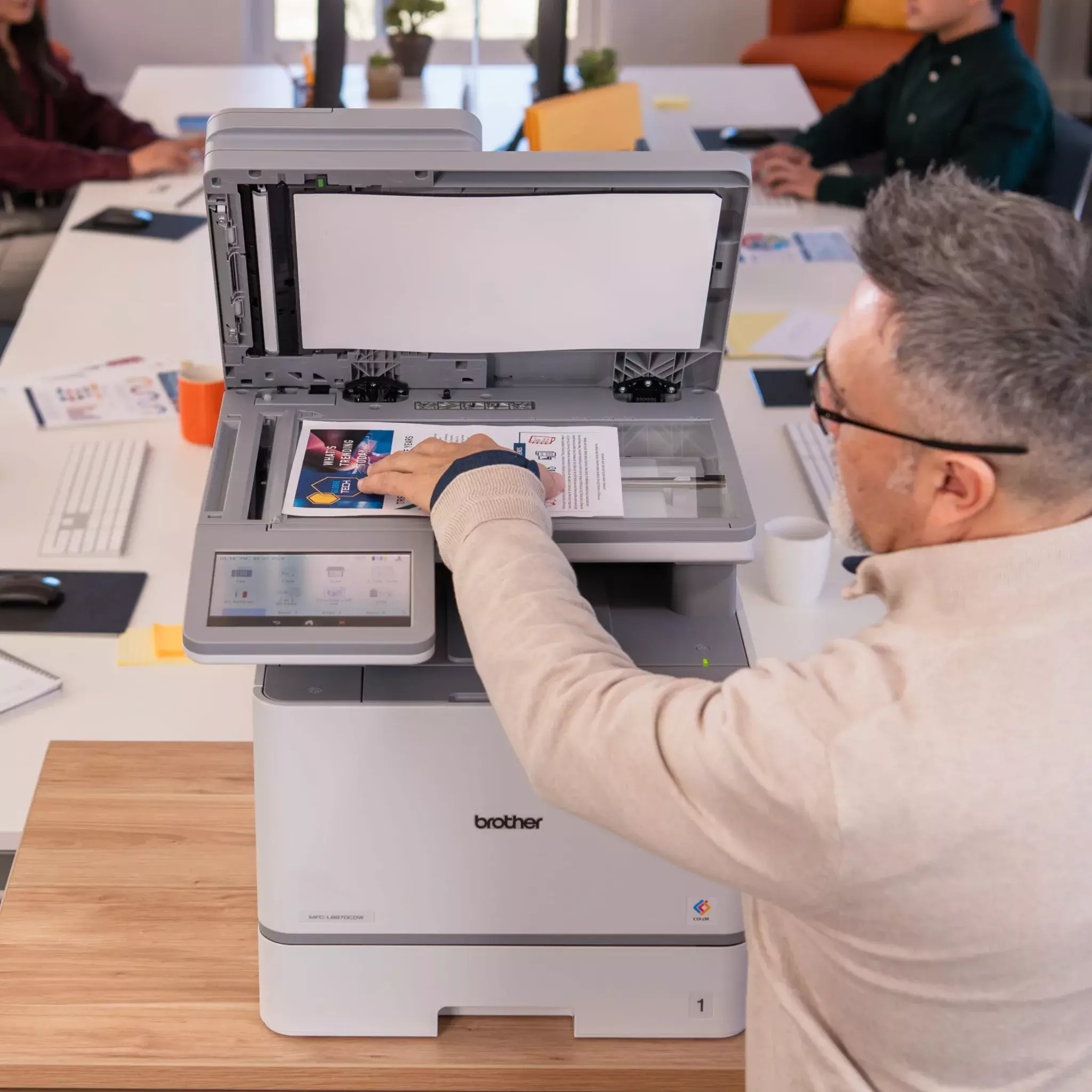 Impresora multifuncional Brother MFC-L8970CDW láser color 33 PPM dúplex WiFi ADF-4