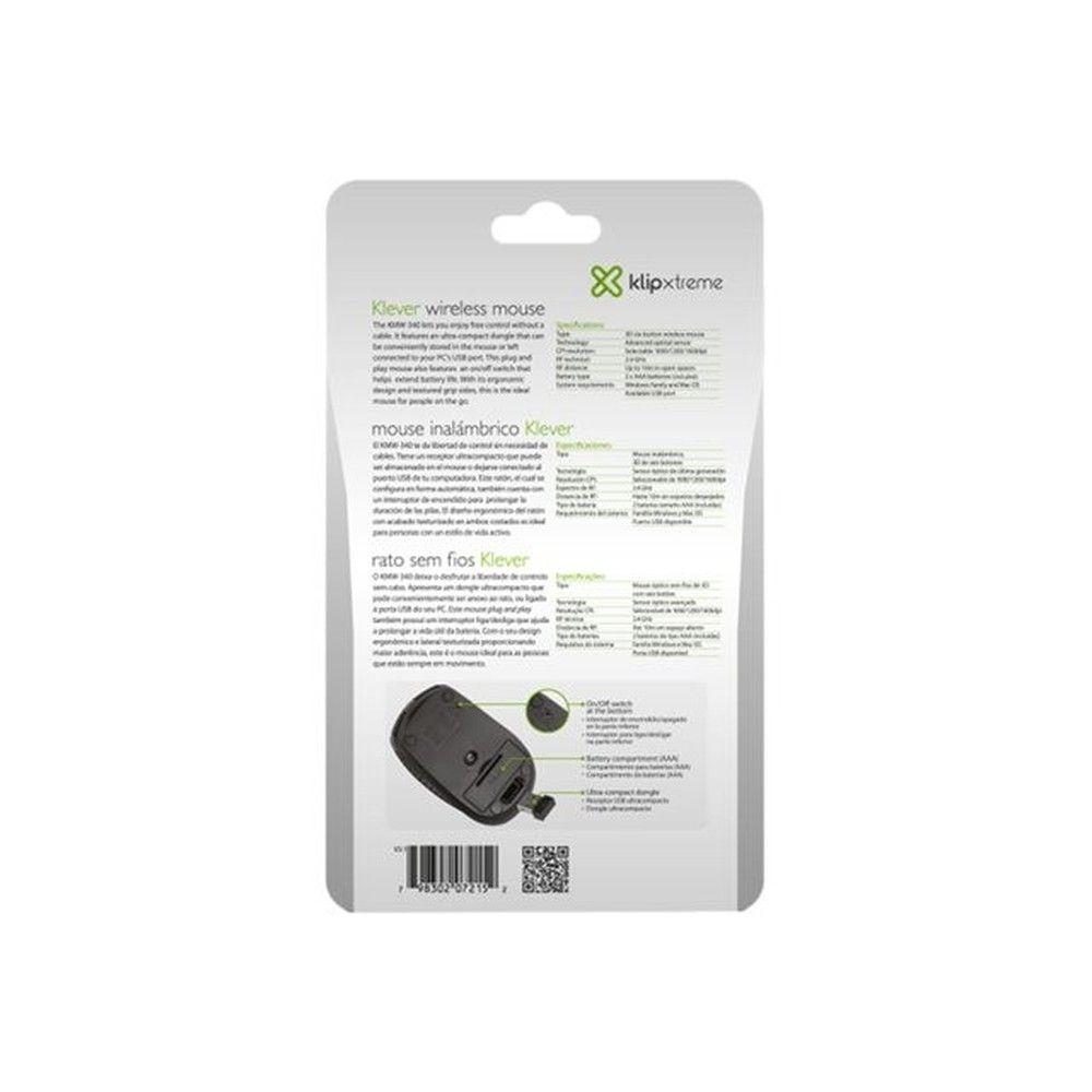 Mouse Klip Xtreme USB 6 botones nano negro-4