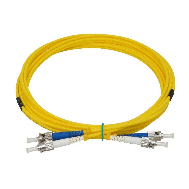 Cable jumper de fibra óptica ST-ST monomodo 3 m 9/125 um 3 mm-1