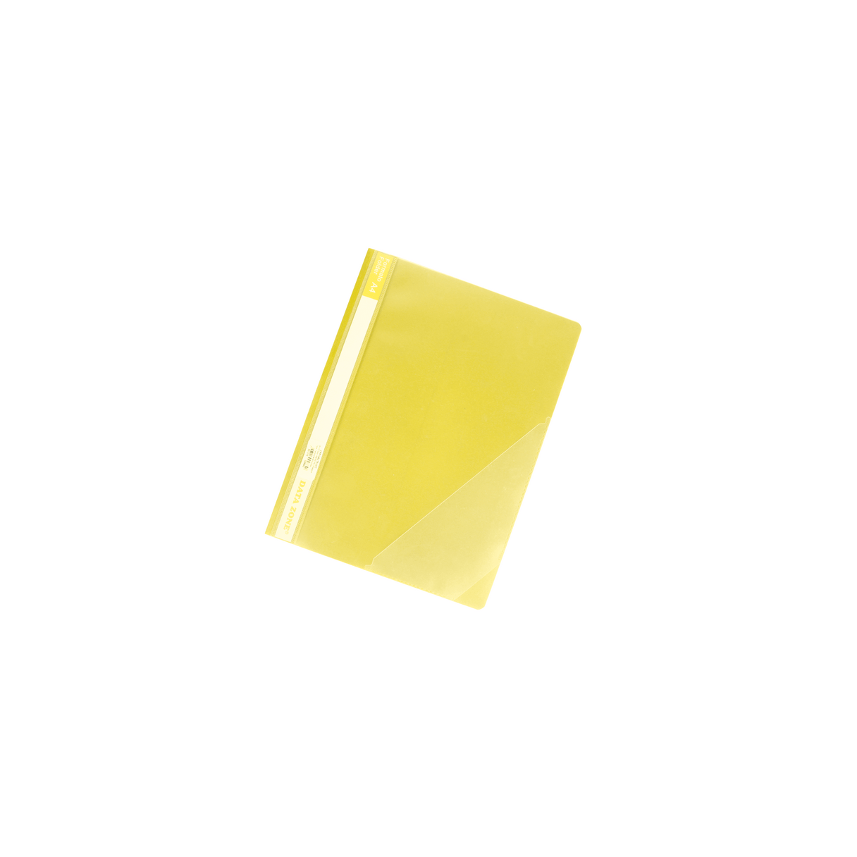 Carpeta vinil A4 Data Zone pigmentada amarillo-0
