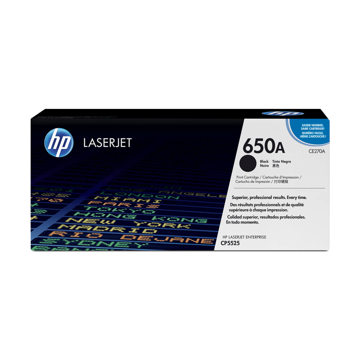 Tóner HP 650A Laserjet Original CE270A negro-0