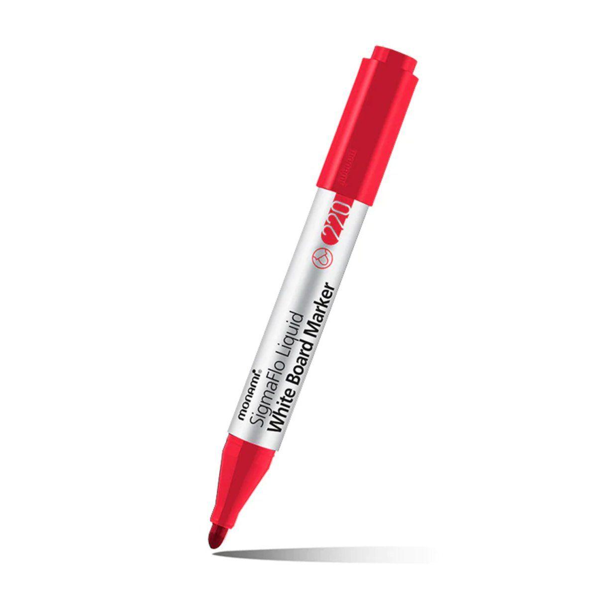 Plumón de pizarra Monami SigmaFlo Liquid 220 2 mm rojo-1