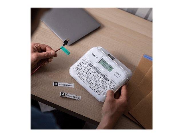Rotuladora Brother con pantalla LCD a color teclado QWERTY USB-5