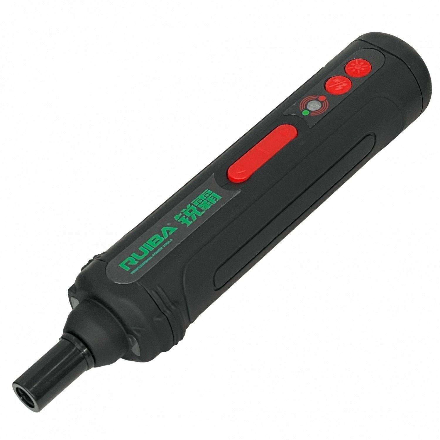 Juego de atornillador inalámbrico recargable 36 puntas con LED y USB-4