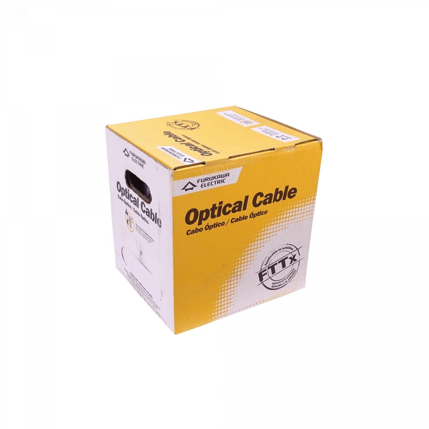 Cable de fibra óptica Furukawa G657A2 500 m drop blanco-5