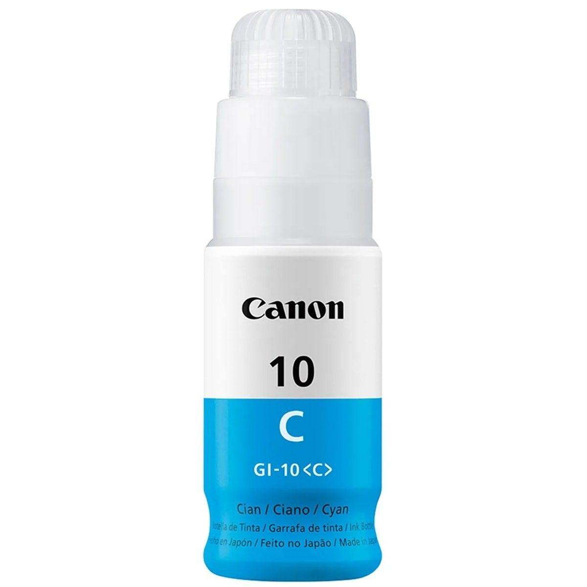 Botella de tinta Canon GI-10 cian-0